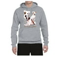 thumbnail image 2 of If It's Not a Jack Russell Terrier It's Just a Dog | Mens Dog Lover Hooded Sweatshirt Graphic Hoodie, Heather Grey, X-Large, 2 of 3