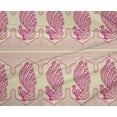 thumbnail image 4 of oneOone Polyester Lycra Fabric Peacock Block Printed Craft Fabric BTY 56 Inch Wide, 4 of 4