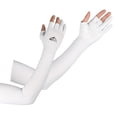 thumbnail image 1 of Manguitos Mangas del brazo de enfriamiento con dedos ergonómicos Hombres Mujeres Protección solar UV Golovejoy Manguitos, 1 of 7