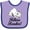 Lavender and Purple, variant on Inktastic Future Reader Book Gift Boys or Girls Baby Bib
