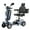 Gray, variant on Ecomobi Heavy Duty 4 Wheel Mobility Scooters for Seniors & Adults 400lbs Capacity , Electric Powered Wheelchair Device with Full Lighting System,500W All Terrain Fast Mobility Scooter for Travel