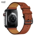 thumbnail image 2 of LEIXIUER Compatible with Apple Watch Leather Band 45mm 44mm 40mm 49mm 41mm 38mm 42mm for Adjustable Calfskin Leather Watch Stap Quick Release Wristbands for iWatch Series Ultra SE 8 7 6 5 4 3 2 1, 2 of 5