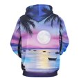 thumbnail image 3 of Moonlit Beach Serenity Men's Women New Sweatshirt Hoodie Men's Plus Size Sweatshirt Hooded Sweatshirt 3d Printed Street Men's Cloth, 3 of 6