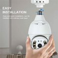 thumbnail image 4 of Cámara con bombilla Wifi para interiores de 360 grados, cámara con bombilla Wifi de 2,4 Ghz y 5 Ghz, cámara de seguridad Wifi inalámbrica 1080P con detección de movimiento humano Color día y noche, 4 of 5