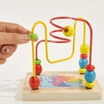 thumbnail image 3 of Centro De Actividades De De 5 Con Laberintos De , Engranajes, Bloques De Clasificación De Formas, Juguete De Desarrollo Para Bebés Sunnimix Cubo de actividades de madera, 3 of 8