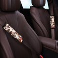 thumbnail image 3 of Chririnla Seatbelt Cushion Soft Car Seat Belt Protector Cushion Polyester Removable, Suitable for Auto Truck, Camouflage Pattern, 3 of 7