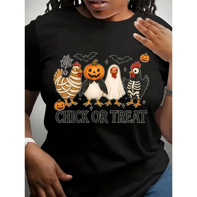 Halloween Chick or Treat Shirt, Halloween Chicken Sweater, Halloween Funny Chicken Sweater, Ghost Chicken Hoodie, Chicken Lovers Hoodie