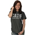 thumbnail image 4 of Cats Because People Suck Pet Lovers Men's Graphic T Shirt Tees Brisco Brands S, 4 of 6