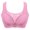 Purple, variant on Wire Free Push Up Bras for Women Bra Wire-Free Underwear Pullover Bra Everyday Underwear V-Neck Lightly Lined Bra Feature Hook and Eye Closure T-Shirt Bra Style Y-314 , Black L