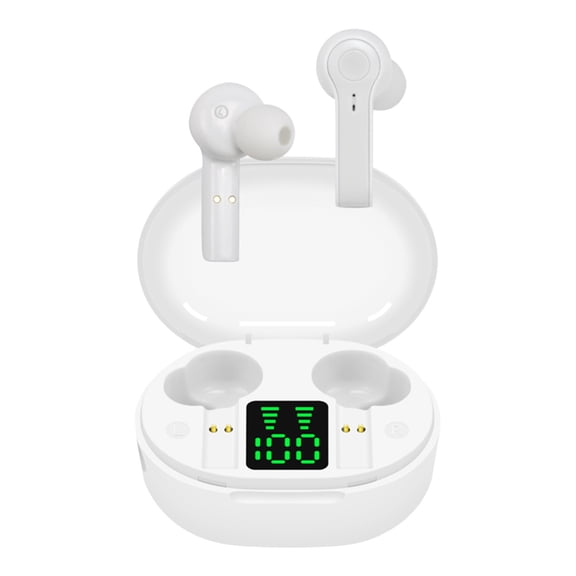 1.00 dollar items True Wireless Noise Cancelling Earbuds - Active Noise Cancelling - Sweat Resistant Earphones, Compatible with IOS & Android