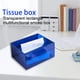 thumbnail image 5 of ángulo De Cubierta De Caja De Pañuelos De Acrílico Transparente Para Tocador De Oficina ángulo De Cubierta De Caja De Pañuelos De Acrílico Transparente Para Tocador De Baoblaze none, 5 of 7