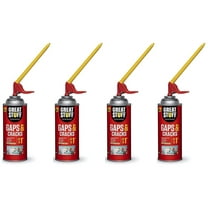 Great Stuff Gaps & Cracks Smart Dispenser - Fills Gaps, Cream - 4 Pack
