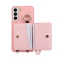 thumbnail image 5 of Decase Phone Case for Samsung Galaxy S22 5G Shockproof Anti-scratch PU Leather Wallet Cover with Stand Card Slot Ring for Samsung Galaxy S22 6.1 inch Women,Pink, 5 of 9