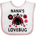 thumbnail image 3 of Inktastic Valentine's Day Nana's Lovebug Boys or Girls Baby Bib, 3 of 4