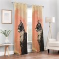 thumbnail image 6 of Cool Cat Blackout Curtain Panels Drapes Privacy Assured with Light Filtering Curtains for Living room Bedroom Bathroom Window, 6 of 6