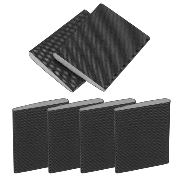 Uxcell Door Corner Seals 2" x 1.6" - 6 Pack Self-Adhesive Door Frame Seal Wedge Draft Stopper Sealing Filler Foam for Weather Protection Isolation of Noise, Black