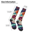 thumbnail image 2 of Logiee Dead Day Party Print Gift Stocking Stuffers,Adult Stockings,Novelty Socks,Funny Socks Birthday Running Walking Sleeping, 2 of 6
