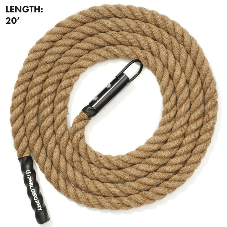 Philosophy Gym 20 ft. Indoor / Outdoor Exercise Climbing Rope
