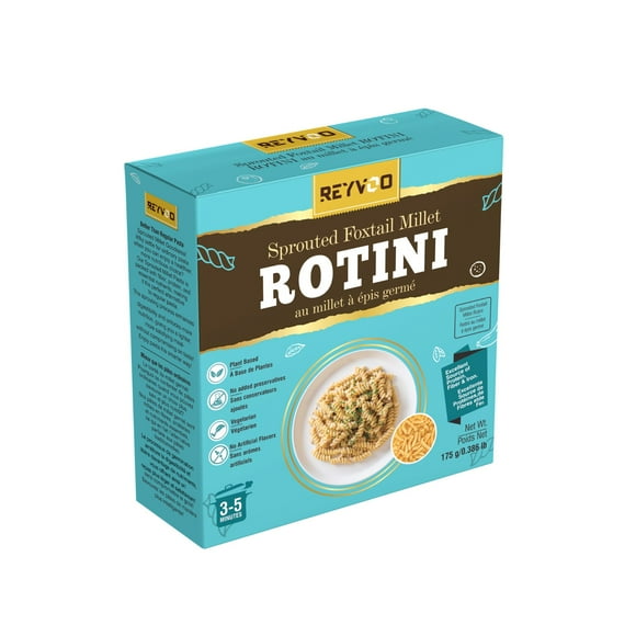 Rotini Pasta (7 Packs) – Foxtail Millet Rotini, High Fiber & Protein Dry Pasta, Vegan, Vegetarian, Quick Cook, (175g Each)