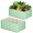Olive Green 2 Pack, variant on TEQIN Outside Metal Raised Garden Bed,Deep Root Box Outdoor Planter Metal Planter Boxes Flower Bed Planter Box For Gardening Vegetables, Flowers, Plants