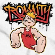 Urban Popeye Royalty Paint Dip Men's Graphic T Shirt Tees Brisco Brands L