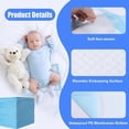 thumbnail image 4 of 100Pack Disposable Changing Pads,Baby Disposable Underpads 17 X 13 in,Waterproof Diaper Changing Pad,Ultra Absorbent Disposable Pads,Leak-Proof Breathable Underpads Bed Table Protector Mat, 4 of 7
