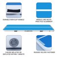 thumbnail image 3 of CHAMPIONPLUS Air Track 10ft 13ft 16ft 20ft Inflatable Air Tumble Track Gymnastics Tumbling Mat 4in 8in Thick Mats for Home Use/Training/Cheerleading/Water/Yoga Electric Air Pump, Blue White 20ft 8in, 3 of 7