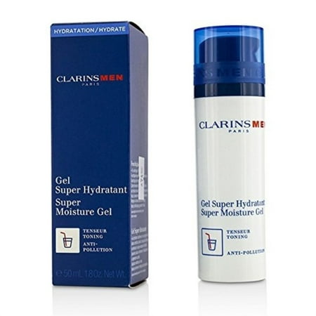 clarins super moisture gel for men | cooling formula hydrates and matifies skin | powerful plant extracts moisturize even in extreme weather | calms and tones face after shaving | 1.8 (Best Way To Even Out Skin Tone On Face)