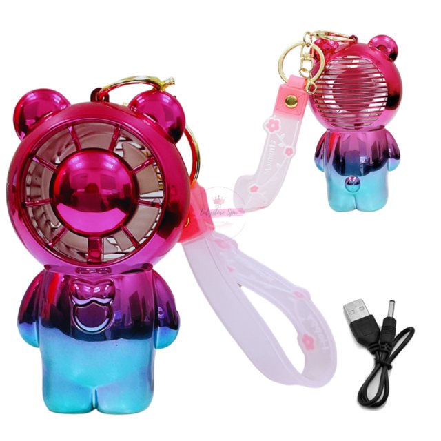 Mini ventilador portátil de verano con batería de 250 mAh y 0,8 W de potencia
