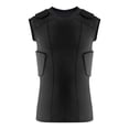 thumbnail image 5 of Football Sternum Guard Padded Protective Shirt Football Rib Protector Baseball Padded Compression Shirt Back Protector, 5 of 9