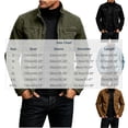 thumbnail image 3 of Jackets for Men Trendy Jerdar Men Casual Fashion Solid Long Sleeve Stand Collar Zipper Outwear Workwear Jackets, 3 of 8