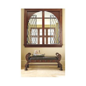 Furniture Of America Kerri Scrolled Arm Bedroom Bench In Espresso