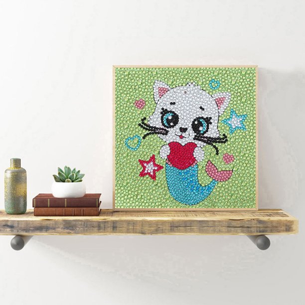 Cuadros Decorativos Bricolaje diamante pintura completo redondo cristal taladro animal decoración para niños (DX057) Ndcxsfigh Nuevos Originales