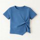 thumbnail image 4 of Camisetas de Manga Larga de Niños Tamaño 12-14 Juventud Camiseta de Color Sólido, Niño Pequeño 2T Cuello Redondo Top Casual para Niños Primavera Verano, 4 of 6