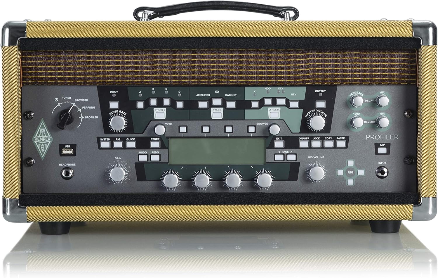 Vintage Amp Vibe Rack Case 4U Tweed