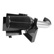 4 inch Cold Air Intake System Kit & Heat Shield Replacement For 2001-2006 Silverado 2500 1999-2000 1500 5.3L with Heat Shield Polished