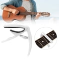 thumbnail image 3 of HLONK Guitar Capo Clamping ABS Shell Stringed Instrument Playing Tuning Accessories with SpringWhite, 3 of 5