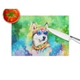 thumbnail image 3 of Siberian Husky Hippie Dawg Glass Cutting Board Large 12 in x 15 in, 3 of 5