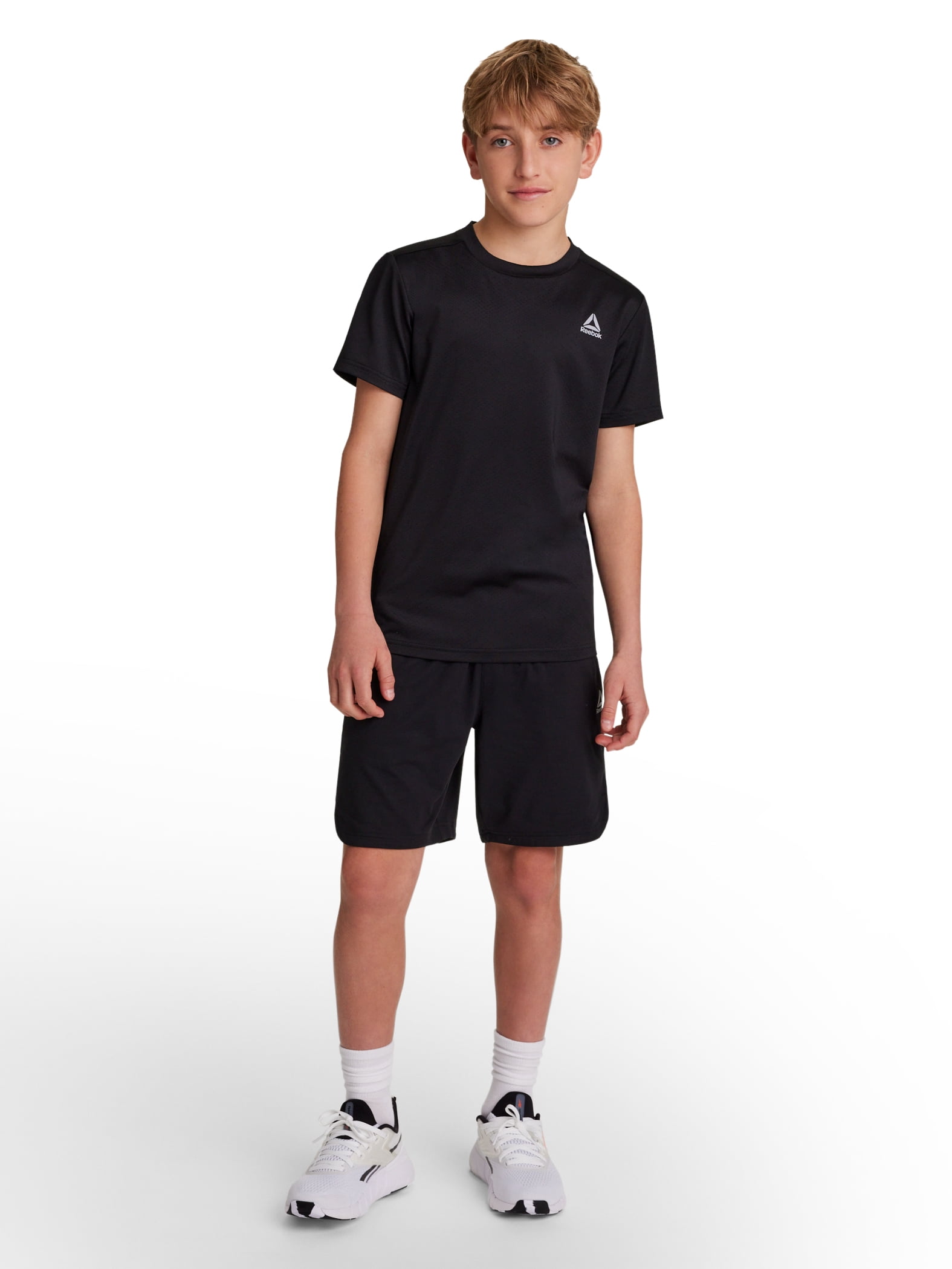 Reebok Boy's Athletic Stride 2-Pack Performance T-Shirt, Sizes 4-18