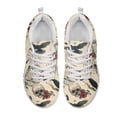 thumbnail image 2 of HELLHERO Mesh Running Walking Shoes for Gym, Lace Up Breathable Running Shoes for Men, Rose and Raven Design, 2 of 11
