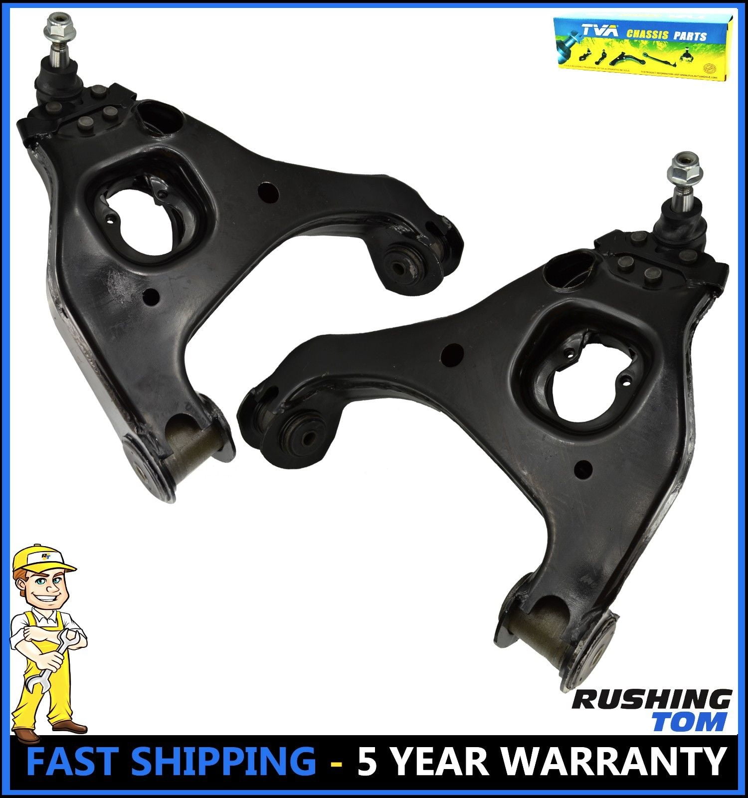 2 Front Lower Control Arm Kit for Chevrolet Silverado 1500 GMC Sierra