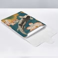 thumbnail image 2 of Pobuds Leather Laptop Sleeve, Padded Case, Thin Portable, Versatile Bag - Compatible with 13 inch laptops or MacBook Air Pro 13 inch 2016 or later - Horizontal, Koi Fish Lotus Vintage (2), 2 of 5
