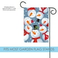 thumbnail image 3 of Toland Home Garden Snowman Selfie Snow Winter Flag Double Sided 12x18 Inch, 3 of 5
