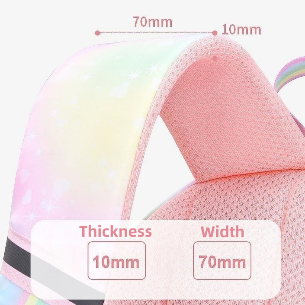 Mochilas escolares para niñas, ligeras, lindas, para adolescentes y niños, rosa 7