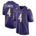 thumbnail image 1 of Men's Baltimore Flowers 4 Purple Player Game Stitched T-shirts Performance Top, X-Large, 1 of 2