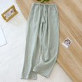 thumbnail image 3 of 2024 Women Pants Casual Classy Plaid Pajama Double Pajama Four Seasons Thin Soft Home Loose Trousers, 3 of 5