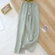 thumbnail image 3 of Pantalones de pijama a cuadros para mujer: cintura elástica, poliéster suave, ropa de casa holgada para todas las estaciones con bolsillos, 3 of 5