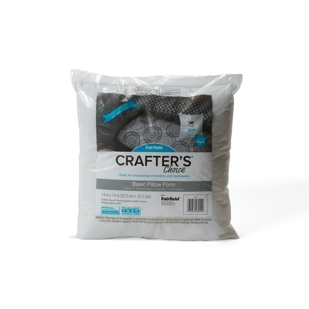 Fairfield Crafter S Choice Decorative Pillow Insert 14 X 14 Walmart Com Walmart Com