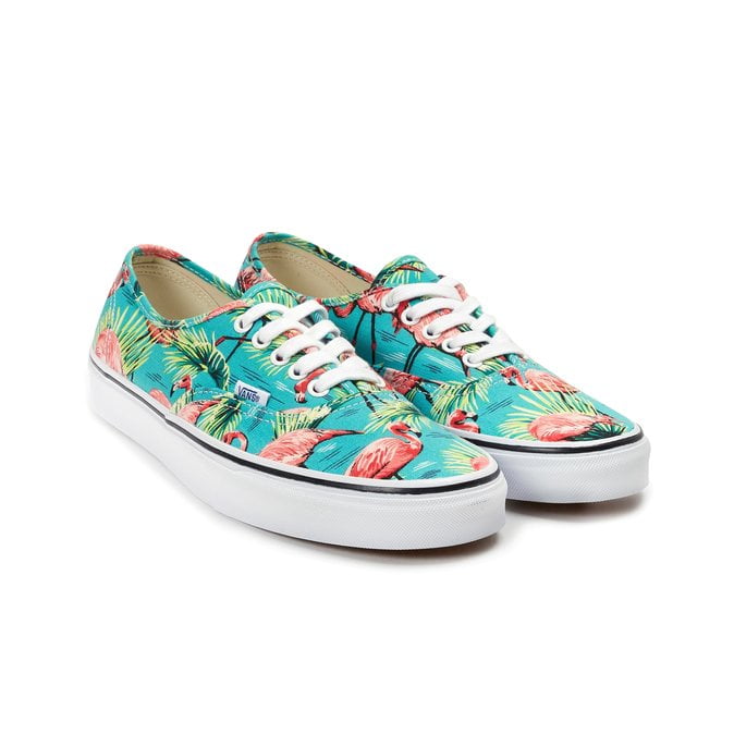 turquoise flamingo vans