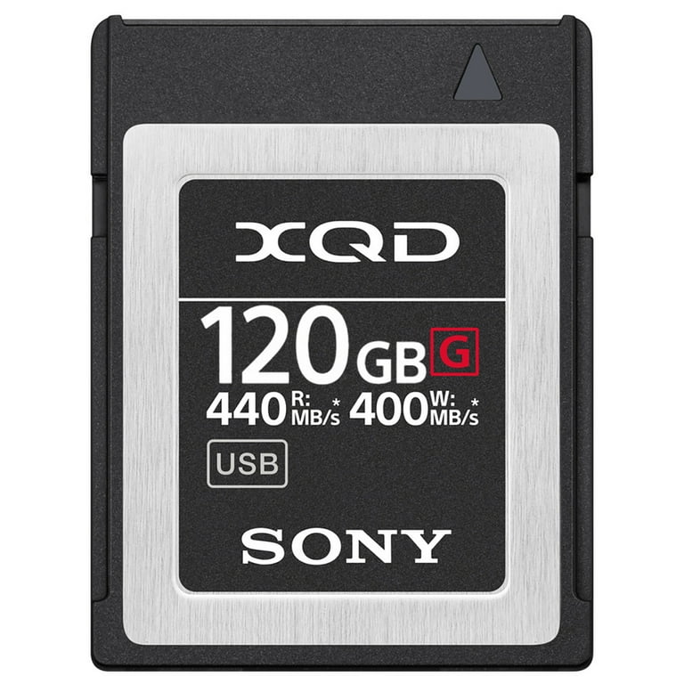 SONY - SOXY XQDカード120GB Sony 120GB XQD G Series Memory Card with 128GB SDXC Card and